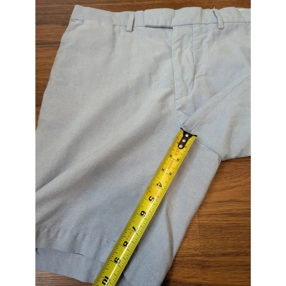 Polo Ralph Lauren Cotton Chino Shorts Size 34 Blue Preppy Minimalist Casual